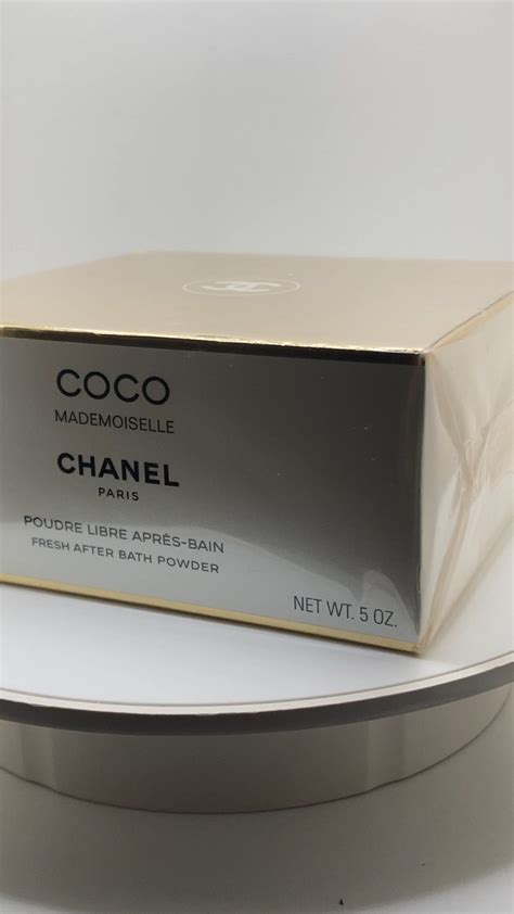 chanel coco mademoiselle body powder|Chanel Coco Mademoiselle dusting powder.